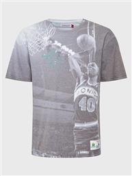 T-SHIRT TCRW3401 ΓΚΡΙ REGULAR FIT MITCHELL & NESS