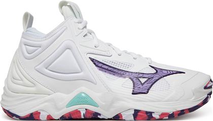 ΠΑΠΟΥΤΣΙΑ ΣΑΛΑΣ WAVE MOMENTUM 3 MID V1GC2317 ΛΕΥΚΟ MIZUNO