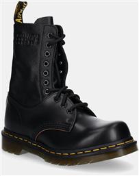 ΔΕΡΜΑΤΙΝΑ WORKERS X DR. MARTENS ΧΡΩΜΑ: ΜΑΥΡΟ, S66WU0126.P8030 MAISON MARGIELA