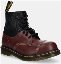 ΔΕΡΜΑΤΙΝΕΣ ΜΠΟΤΕΣ X DR. MARTENS ΓΥΝΑΙΚΕΙΕΣ, ΧΡΩΜΑ: ΜΠΟΡΝΤΟ, S66WU0125.P8029 MAISON MARGIELA