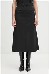 ΜΑΛΛΙΝΗ ΦΟΥΣΤΑ ΧΡΩΜΑ: ΜΑΥΡΟ, S52MI0021.S47848.900 MAISON MARGIELA