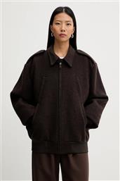 ΜΑΛΛΙΝΟ ΜΠΟΥΦΑΝ ΧΡΩΜΑ: ΚΑΦΕ, S62AN0169.M35635.002F MAISON MARGIELA