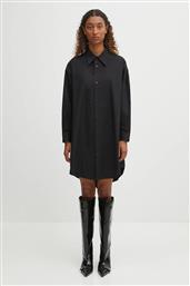 ΜΑΛΛΙΝΟ ΠΑΛΤΟ ΧΡΩΜΑ: ΜΑΥΡΟ, S52AA0192.M35469.900 MAISON MARGIELA