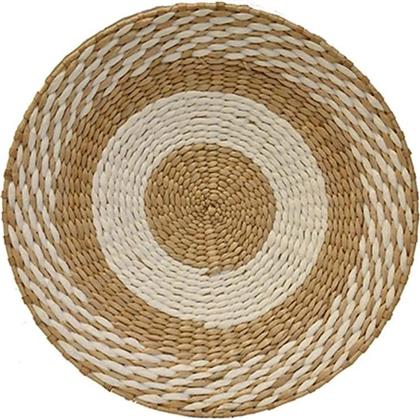 ΔΙΑΚΟΣΜΗΤΙΚΟ ΤΟΙΧΟΥ ΠΙΑΤΟ 67616 ΨΑΘΙΝΟ Φ40X5CM - ΜΠΕΖ/ΛΕΥΚΟ MOD