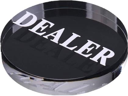 DEALER BUTTON ΔΙΑΦΑΝΕΣ 6 CM MODIANO