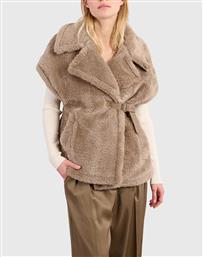 LADIES WOVEN SLEEVELESS JACKET MOLLY BRACKEN