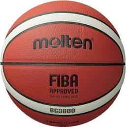 ΜΠΑΛΑ BG3800 FIBA APPROVED ΠΟΡΤΟΚΑΛΙ (6) MOLTEN από το PLUS4U