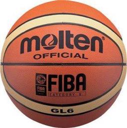 ΜΠΑΛΑ BGL6 FIBA APPROVED ΠΟΡΤΟΚΑΛΙ (6) MOLTEN από το PLUS4U