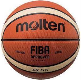 ΜΠΑΛΑ BGL6X FIBA APPROVED ΠΟΡΤΟΚΑΛΙ (6) MOLTEN