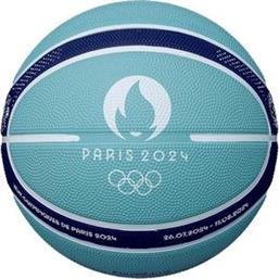 ΜΠΑΛΑ PARIS 2024 SUPERIOR RUBBER FIBA APPROVED ΓΑΛΑΖΙΑ (7) MOLTEN