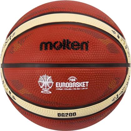 MINI ΜΠΑΛΑ BG200 EUROBASKET 2025 ΠΟΡΤΟΚΑΛΙ (1) MOLTEN
