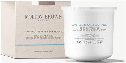 COASTAL CYPRESS & SEA FENNEL BODY CREAM REFILL 200 ML - 5111342 MOLTON BROWN