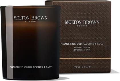 MESMERISING OUDH ACCORD & GOLD SIGNATURE CANDLE 190G - 5110239 MOLTON BROWN