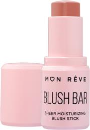 BLUSH BAR SHEER MOISTURIZING BLUSH STICK ΕΝΥΔΑΤΙΚΟ ΚΡΕΜΩΔΕΣ ΡΟΥΖ ΣΕ ΜΟΡΦΗ STICK 5,5G - 01 MON REVE