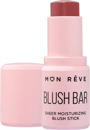 BLUSH BAR SHEER MOISTURIZING BLUSH STICK ΕΝΥΔΑΤΙΚΟ ΚΡΕΜΩΔΕΣ ΡΟΥΖ ΣΕ ΜΟΡΦΗ STICK 5,5G - 02 MON REVE