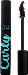 CURLY MASCARA ΜΑΣΚΑΡΑ ΓΙΑ ΜΗΚΟΣ, ΚΑΜΠΥΛΗ & ΟΓΚΟ ΜΕ ΚΑΜΠΥΛΩΤΟ ΒΟΥΡΤΣΑΚΙ ΑΚΡΙΒΕΙΑΣ 12ML - 02 REAL BROWN MON REVE