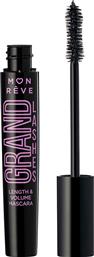 GRAND LASHES MASCARA ΜΑΣΚΑΡΑ ΓΙΑ ΜΗΚΟΣ & ΟΓΚΟ ΜΕ ΕΡΓΟΝΟΜΙΚΟ ΒΟΥΡΤΣΑΚΙ ΑΚΡΙΒΕΙΑΣ ΣΕ ΜΑΥΡΟ ΧΡΩΜΑ 12ML - 01 BLACK MON REVE