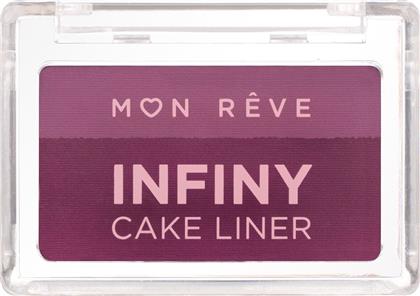 INFINY CAKE LINER WATER-ACTIVATED EYELINER ΣΕ ΜΟΡΦΗ ΠΟΥΔΡΑΣ ΜΕ ΑΠΙΣΤΕΥΤΗ ΧΡΩΜΑΤΙΚΗ ΑΠΟΔΟΣΗ 3G - 05 MAGENTA & LILAC MON REVE