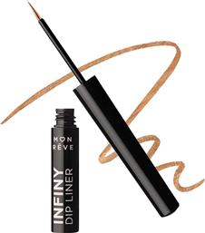 INFINY DIP LINER WATERPROOF ULTRA LONG-WEAR LIQUID EYELINER ΑΔΙΑΒΡΟΧΟ ΥΓΡΟ EYELINER ΠΟΛΥ ΜΕΓΑΛΗΣ ΔΙΑΡΚΕΙΑΣ 2ML - 05 CRASHED BRONZE MON REVE