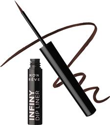 INFINY DIP LINER WATERPROOF ULTRA LONG-WEAR LIQUID EYELINER ΑΔΙΑΒΡΟΧΟ ΥΓΡΟ EYELINER ΠΟΛΥ ΜΕΓΑΛΗΣ ΔΙΑΡΚΕΙΑΣ 2ML - 13 BROWN BLACK MON REVE