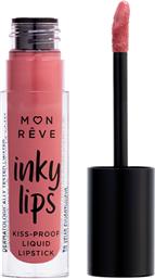 INKY LIPS KISS-PROOF LIQUID MATTE LIPSTICK ΕΞΑΙΡΕΤΙΚΑ ΣΤΑΘΕΡΟ ΥΓΡΟ ΜΑΤ ΚΡΑΓΙΟΝ 4ML - 02 MON REVE