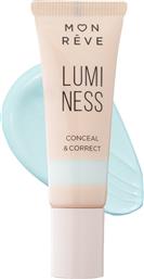 LUMINESS CONCEALER FOR PERFECT COVERAGE OF DARK CIRCLES & IMPERFECTIONS ΥΓΡΟ ΚΟΝΣΙΛΕΡ ΓΙΑ ΚΑΛΥΨΗ ΤΩΝ ΜΑΥΡΩΝ ΚΥΚΛΩΝ & ΤΩΝ ΑΤΕΛΕΙΩΝ 10ML - 106 MON REVE