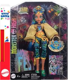 ΛΑΜΠΑΔΑ MATTEL MONSTER FEST ΚΟΥΚΛΑ CLEO DE NILE ΜΕ FESTIVAL OUTFIT, HXH81 MONSTER HIGH