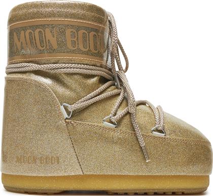 ΜΠΟΤΕΣ ΧΙΟΝΙΟΥ ICON LOW GLITTER 80D1409440 ΧΡΥΣΟ MOON BOOT