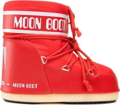 ΜΠΟΤΕΣ ΧΙΟΝΙΟΥ ICON LOW NYLON 14093400009 D ΚΟΚΚΙΝΟ MOON BOOT