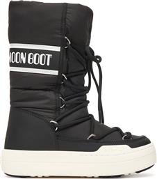 ΜΠΟΤΕΣ ΧΙΟΝΙΟΥ JR PARK TUBE LACE WP 80D3440130 D ΜΑΥΡΟ MOON BOOT