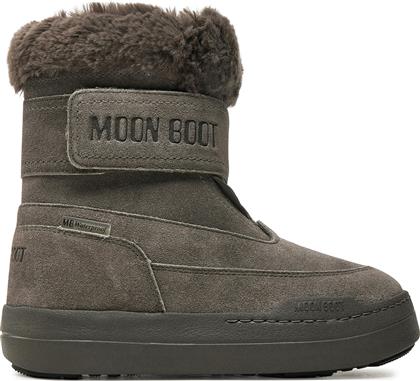 ΜΠΟΤΕΣ ΧΙΟΝΙΟΥ JUNIOR PARK DTRAP BOOT SUEDE 80D3440040 ΓΚΡΙ MOON BOOT