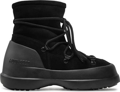 ΜΠΟΤΕΣ ΧΙΟΝΙΟΥ LUNA BOOT SUEDE 80D2480030 ΜΑΥΡΟ MOON BOOT