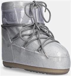 ΜΠΟΤΕΣ ΧΙΟΝΙΟΥ MB ICON LOW GLITTER ΧΡΩΜΑ: ΑΣΗΜΙ, 80D1409440 H001 MOON BOOT