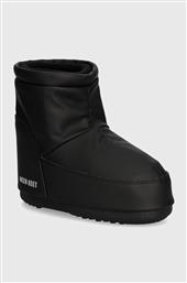 ΜΠΟΤΕΣ ΧΙΟΝΙΟΥ MB ICON LOW NOLACE RUBBER ΧΡΩΜΑ: ΜΑΥΡΟ, 80D1409410 N001 MOON BOOT