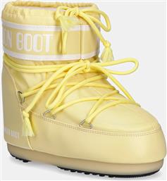 ΜΠΟΤΕΣ ΧΙΟΝΙΟΥ MB ICON LOW NYLON ΧΡΩΜΑ: ΚΙΤΡΙΝΟ, 80D1409340 B021 MOON BOOT