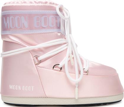 ΜΠΟΤΕΣ ΧΙΟΝΙΟΥ MB ICON LOW PEARLY 80D1409660 ΡΟΖ MOON BOOT