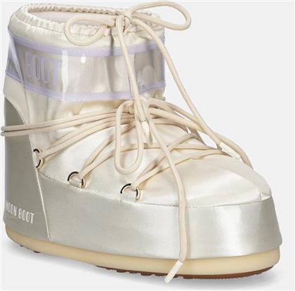ΜΠΟΤΕΣ ΧΙΟΝΙΟΥ MB ICON LOW PEARLY ΧΡΩΜΑ: ΑΣΗΜΕΝΙΟ, 80D1409660 L020 MOON BOOT