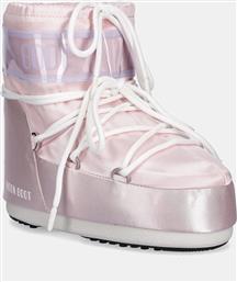 ΜΠΟΤΕΣ ΧΙΟΝΙΟΥ MB ICON LOW PEARLY ΧΡΩΜΑ: ΡΟΖ, 80D1409660 J032 MOON BOOT