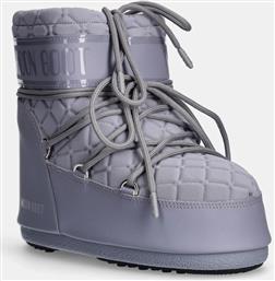 ΜΠΟΤΕΣ ΧΙΟΝΙΟΥ MB ICON LOW QUILT ΧΡΩΜΑ: ΓΚΡΙ, 80D1409540 H006 MOON BOOT