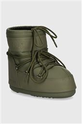 ΜΠΟΤΕΣ ΧΙΟΝΙΟΥ MB ICON LOW RUBBER ΧΡΩΜΑ: ΠΡΑΣΙΝΟ, 80D1409380 M006 MOON BOOT