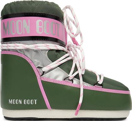 ΜΠΟΤΕΣ ΧΙΟΝΙΟΥ MB ICON LOW SPACE RACING 80D1409650 ΓΚΡΙ MOON BOOT