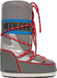 ΜΠΟΤΕΣ ΧΙΟΝΙΟΥ MB ICON SPACE RACING 80D1403030 ΓΚΡΙ MOON BOOT