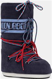 ΜΠΟΤΕΣ ΧΙΟΝΙΟΥ MB ICON SUEDE LACES ΧΡΩΜΑ: ΝΑΥΤΙΚΟ ΜΠΛΕ, 80D1403050 F017 MOON BOOT