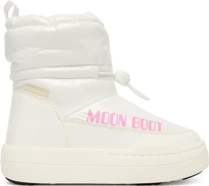 ΜΠΟΤΕΣ ΧΙΟΝΙΟΥ MB JR PARK TUBE MID GLITTER WP 80D3440110 ΛΕΥΚΟ MOON BOOT