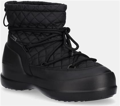 ΜΠΟΤΕΣ ΧΙΟΝΙΟΥ MB MEZZALUNA QUILTED MID WP ΧΡΩΜΑ: ΜΑΥΡΟ, 80D2500020 N001 MOON BOOT
