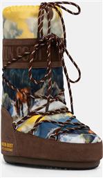 ΜΠΟΤΕΣ ΧΙΟΝΙΟΥ MB X GIR ICON POSTCARD ΧΡΩΜΑ: ΚΑΦΕ, 80D1403090-M062 MOON BOOT