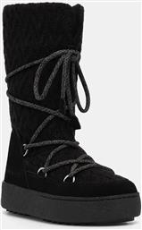 ΜΠΟΤΕΣ ΧΙΟΝΙΟΥ MB X GIR LTRACK KNIT ΧΡΩΜΑ: ΜΑΥΡΟ, 80D2450230-N001 MOON BOOT