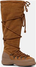 ΜΠΟΤΕΣ ΧΙΟΝΙΟΥ ΣΟΥΕΤ MB LUNA BOOT EXTRA SUEDE ΧΡΩΜΑ: ΚΑΦΕ, 80D2480200 M008 MOON BOOT