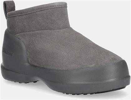 ΜΠΟΤΕΣ ΧΙΟΝΙΟΥ ΣΟΥΕΤ MB MEZZALUNA LOW BOOT SUEDE ΧΡΩΜΑ: ΓΚΡΙ, 80D2500070 H005 MOON BOOT