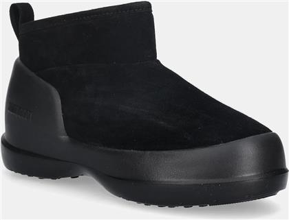 ΜΠΟΤΕΣ ΧΙΟΝΙΟΥ ΣΟΥΕΤ MB MEZZALUNA LOW BOOT SUEDE ΧΡΩΜΑ: ΜΑΥΡΟ, 80D2500070 N001 MOON BOOT